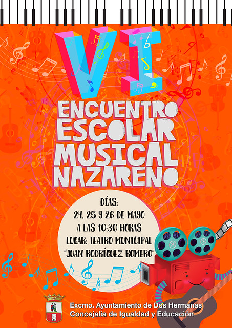 Cartel Encuentro Escolar Musical Nazareno