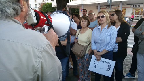 Concentración Plataforma contra la Antena de Telefonía Movil en Vistazul