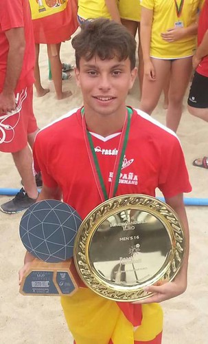 Jorge fernández, convocado por la selección nacional de balonmano playa