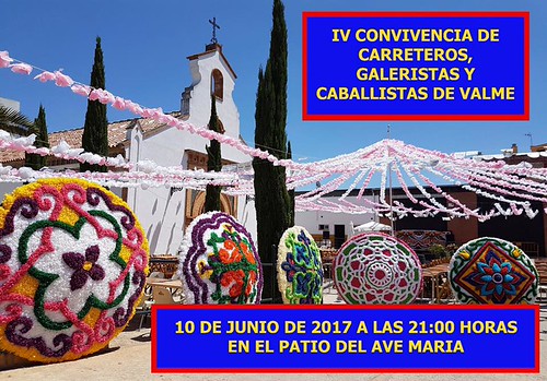 Cartel de la convivencia de carreteros, galeristas y caballistas de Valme