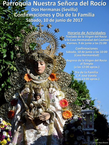 Cartel confirmaciones Parroquia del Rocío