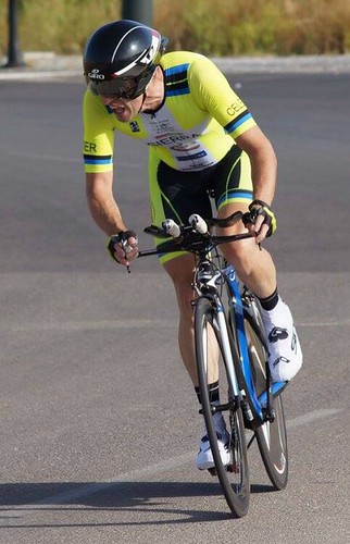Francisco J. Sierra en el Campeonato de Andalucía en Chiclana contrareloj