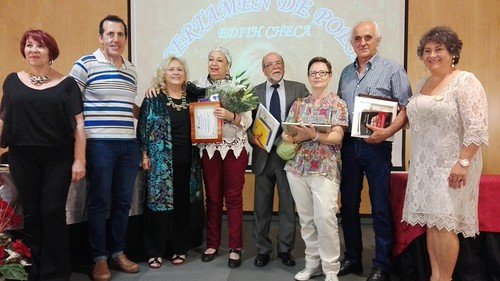 Entrega de premios del certamen de poesía Edith Checa La Almazara
