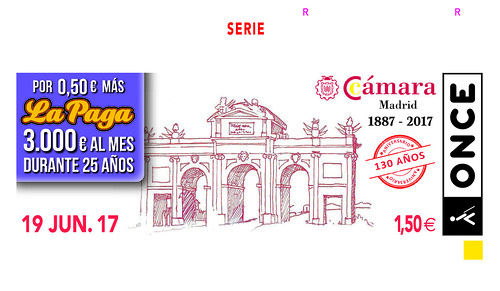 Cupón de la ONCE 19 de junio 2017
