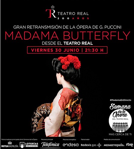 Cartel ópera Madama Butterfly