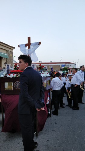 Pasito de la Cruz de la Agrupación Tres Caídas en Las Infantas