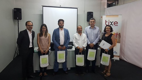 Asociación Tixe en una feria empresarial de Tábua en Portugal