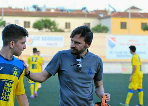 Mario Roldán, entrenador del equipo senior de La Motilla