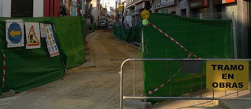 Obras calle Dos Hermanas