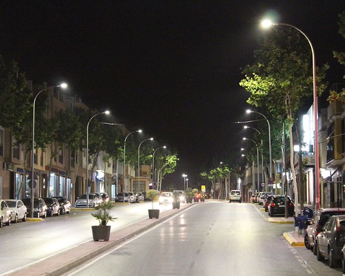 Plan de modernización del alumbrado público en la Avenida de España