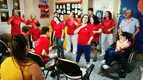 Clausura de la Fiesta en Verano de personas discapacitadas
