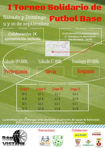 Torneo de fútbol base a beneficio del BSR Vistazul