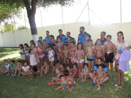 Clausura de los cursos de natación de verano
