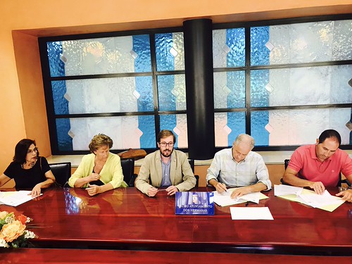 Delegación de Deportes firma del convenio de Escuelas Deportivas para personas discapacitadas
