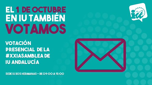 Izquierda Unida votación Asamblea IU Andalucía