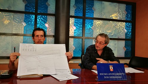 Presentación del plano de los huertos urbanos de Montequinto