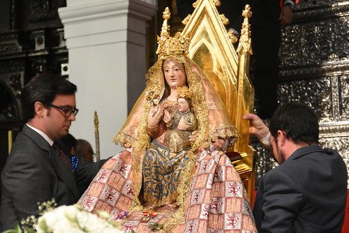 Traslado de la Virgen de Valme para los cultos