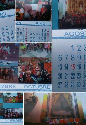 Calendario del 10 Aniversario de las Colonias del Prendimiento