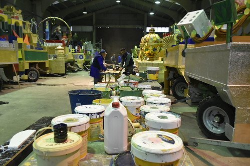 Preparativos de la Cabalgata de Reyes Magos