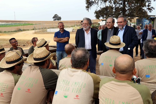 Inauguración del II Curso de Agricultura Ecológica en Bioalverde de Cáritas