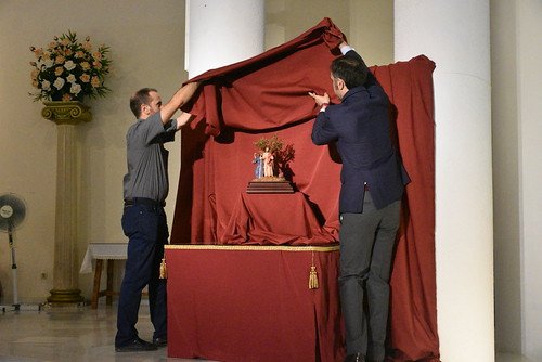 Presentación de la maqueta del futuro misterio de la Agrupación de la Humildad