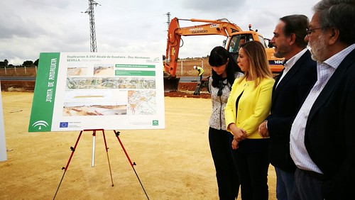 Visita de las obras de desdoble de la A-392