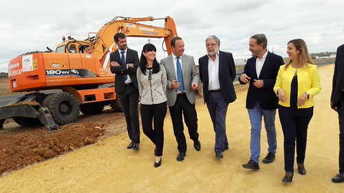 Visita a las obras de desdoble de la A-392