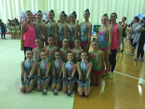 Club Gimnasia Rítmica Dos Hermanas en el campeonato de San José de la Rinconada