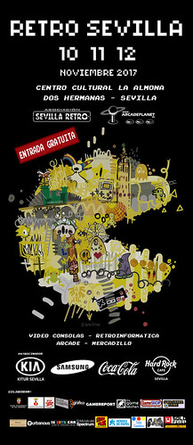 Cartel Retro Sevilla 2017