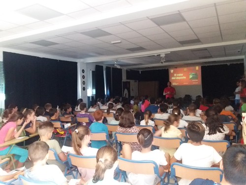 Colegio Maestro Enrique Díaz Ferreras formación con el Sevilla F.C.