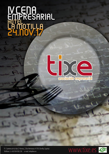 Cartel de la Cena Empresarial de Tixe