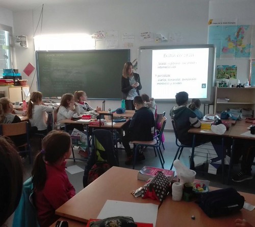 Taller de periódico digital con el alumnado de Primaria
