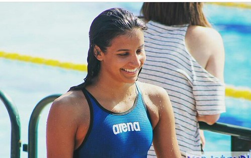 Alicia Espada Pino en el Meeting Internacional de natación del Algarve
