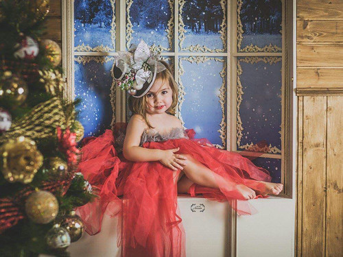 A.R. Fotógrafa con la decoración de Navidad de Casalandia