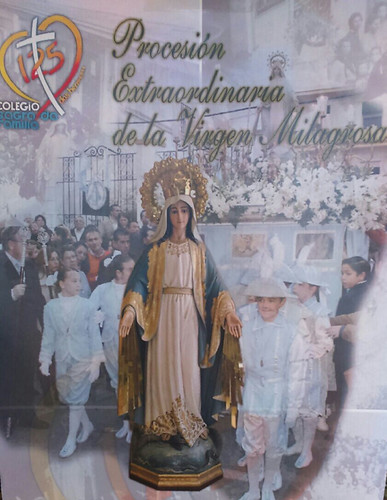 Cartel actos Virgen Milagrosa