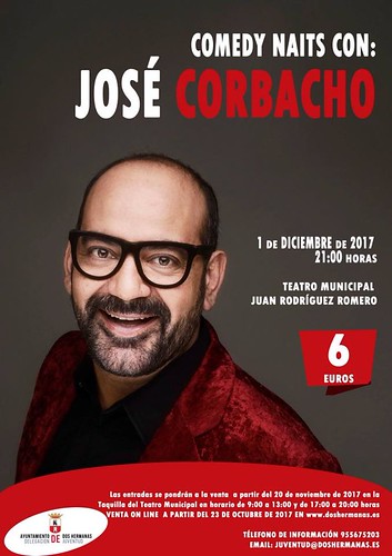 Cartel del espectáculo Comedy Naits de José Corbacho
