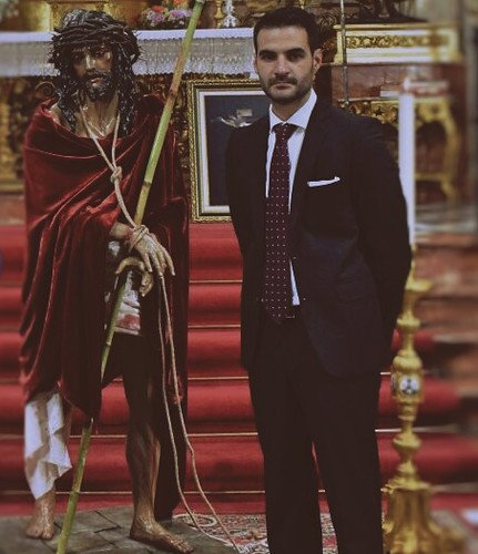 Bendición Cristo de la Humildad de Antonio Luis Troya Iglesia del Santo Ángel