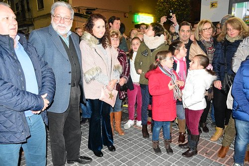 Inauguración del alumbrado de Navidad en la zona comercial