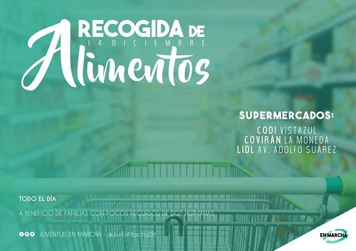 Recogida de alimentos de Juventud en Marcha