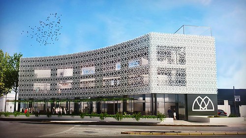 Mercado gastronómico La Alquería en la Avenida de España