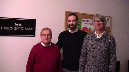 Izquierda Unida inaugura el Salón Carlos Benítez en su sede
