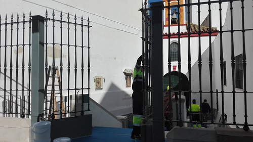 Obras en la capilla de Santa Ana