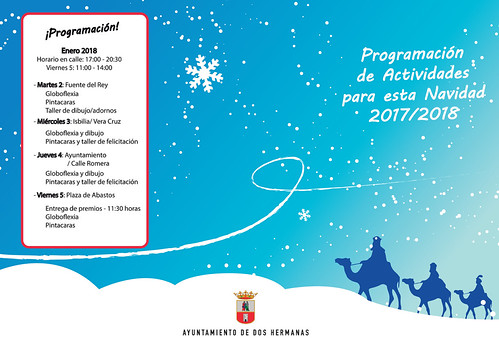 Eventos de Navidad Ayuntamiento y comerciantes de Dos Hermanas