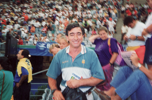 Pepe Díaz en las Olimpiadas de Barcelona de 1992