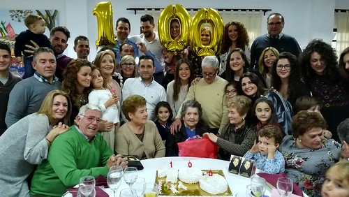 Celebración de los 100 años de Josefa Jiménez