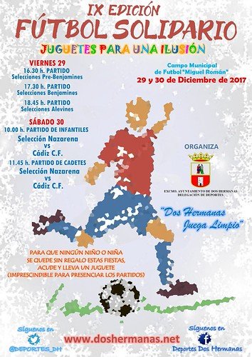 Cartel Fútbol Solidario