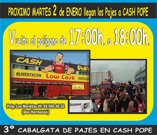 Cabalgata de Pajes de Cash Pope