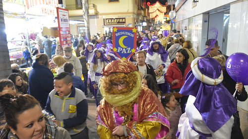 Cartero Real en la Calle San Sebastián animación navideña