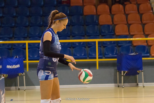 Tatiana Bacares, jugadora del Cajasol Esquimo Voley