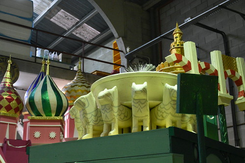 Preparativos de la Cabalgata de Reyes Magos